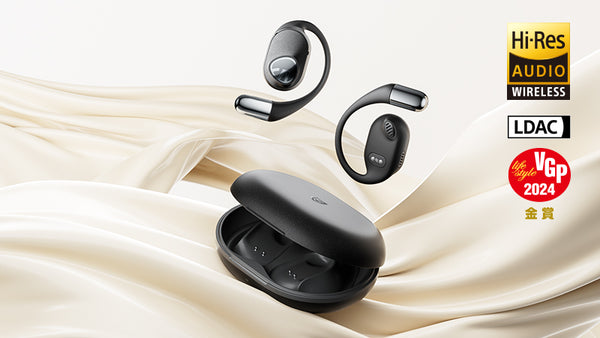 SOUNDPEATS】オープンイヤーでもハイレゾ、独自技術で大迫力の低音を